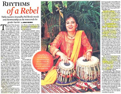Rhythms of a Rebel – Anuradha Pal feature on trailblazing tabla and fusion
