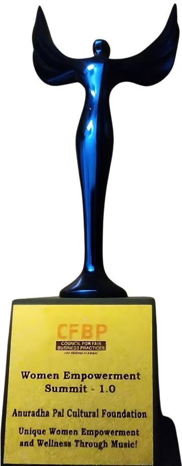 CFBP award trophy for APCF recognition.