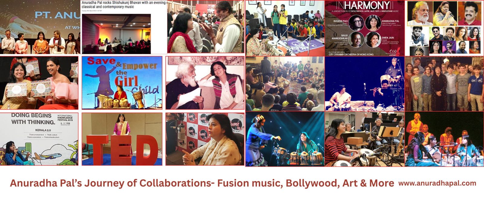 Anuradha Pal in artistic collaborations across genres