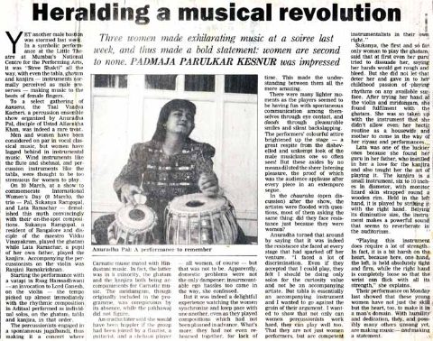 Heralding a Musical Revolution – article